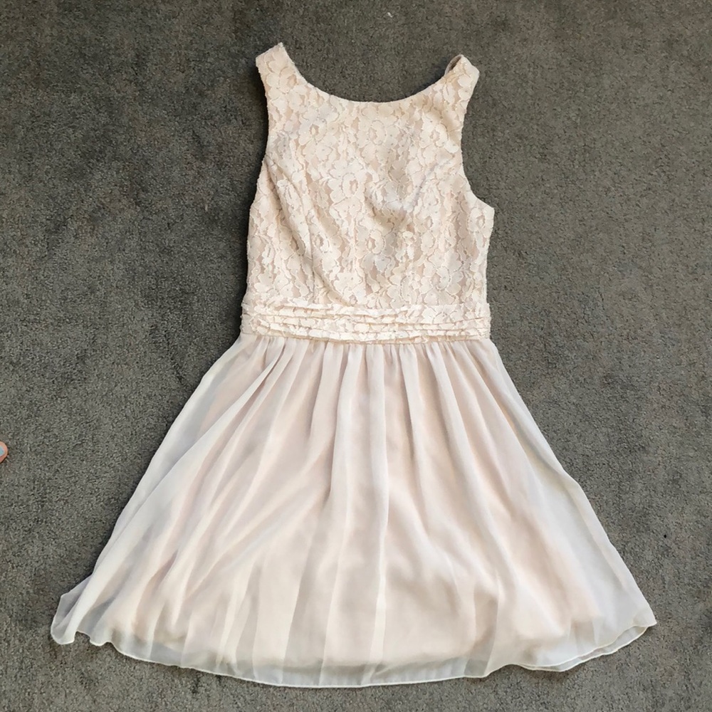 Cream Youthful Formal/Prom Dress